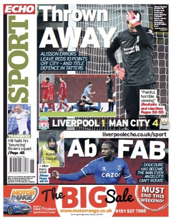 Liverpool Echo Backpage