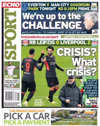 Liverpool Echo Backpage