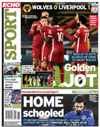 Liverpool Echo Backpage