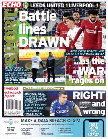 Liverpool Echo Backpage