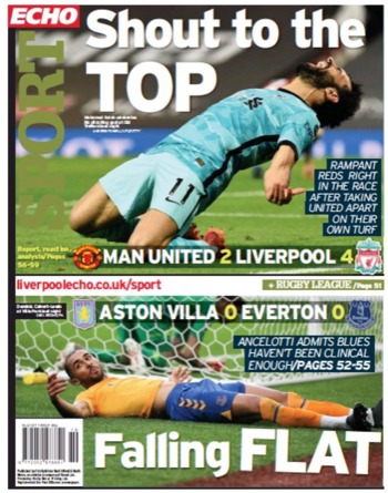 Liverpool Echo Backpage