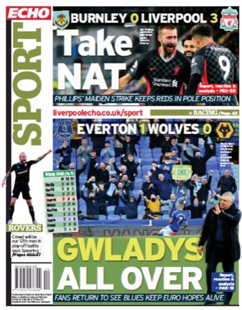 Liverpool Echo Backpage