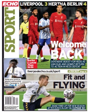 Liverpool Echo Backpage