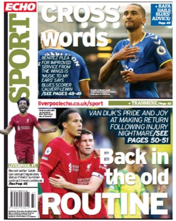 Liverpool Echo Backpage