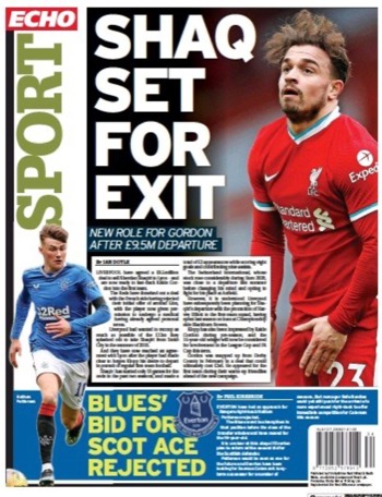 Liverpool Echo Backpage