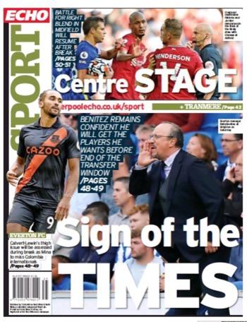 Liverpool Echo Backpage
