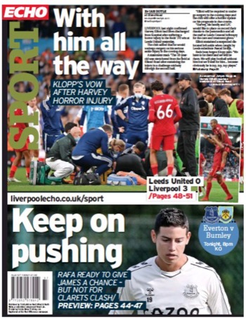Liverpool Echo Backpage