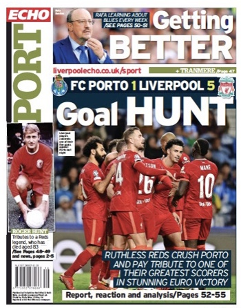 Liverpool Echo Backpage