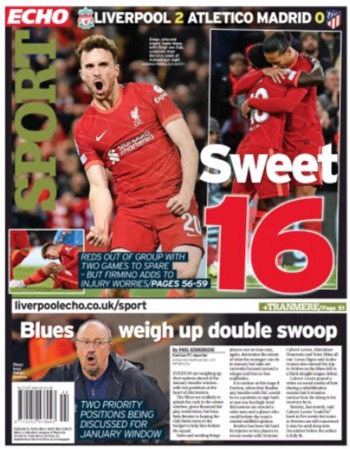 Liverpool Echo Backpage