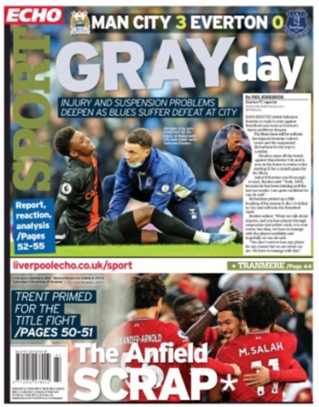 Liverpool Echo Backpage