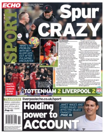 Liverpool Echo Backpage
