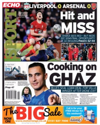 Liverpool Echo Backpage