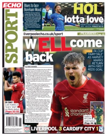 Liverpool Echo Backpage