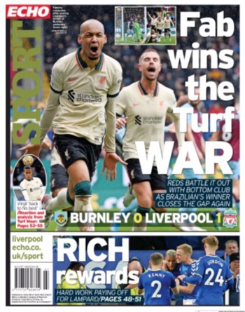 Liverpool Echo Backpage