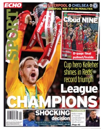 Liverpool Echo Backpage