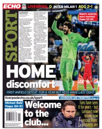 Liverpool Echo Backpage