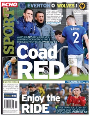Liverpool Echo Backpage