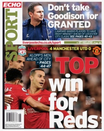 Liverpool Echo Backpage