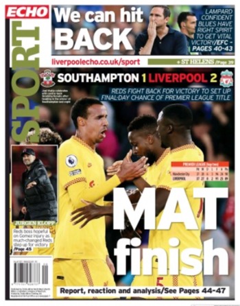 Liverpool Echo Backpage