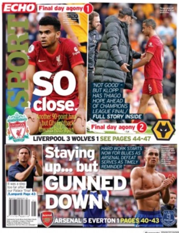 Liverpool Echo Backpage