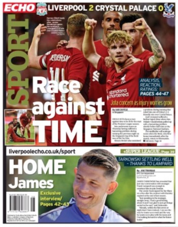 Liverpool Echo Backpage