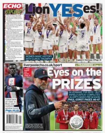 Liverpool Echo Backpage