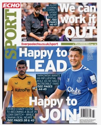 Liverpool Echo Backpage