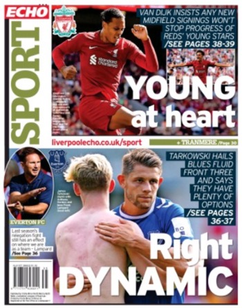 Liverpool Echo Backpage