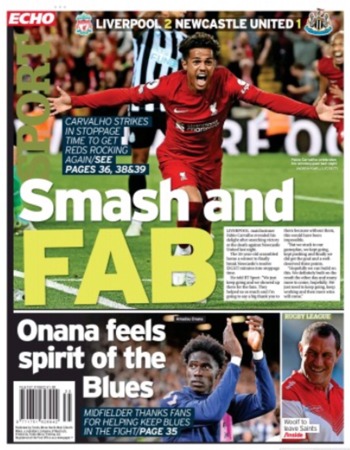 Liverpool Echo Backpage