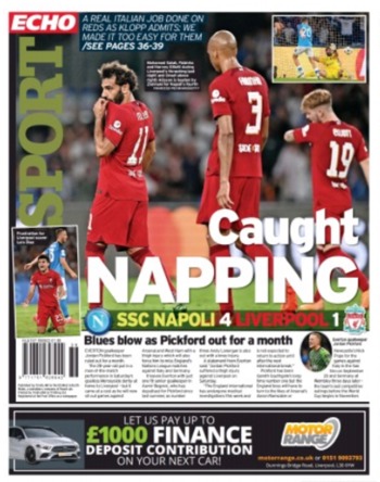 Liverpool Echo Backpage