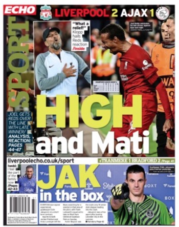 Liverpool Echo Backpage