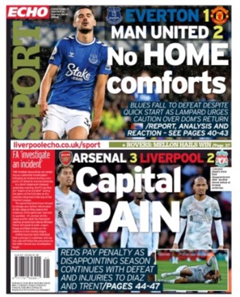 Liverpool Echo Backpage