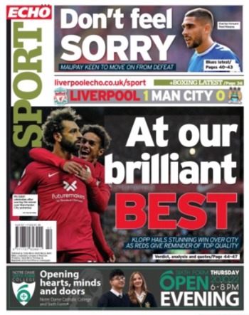 Liverpool Echo Backpage