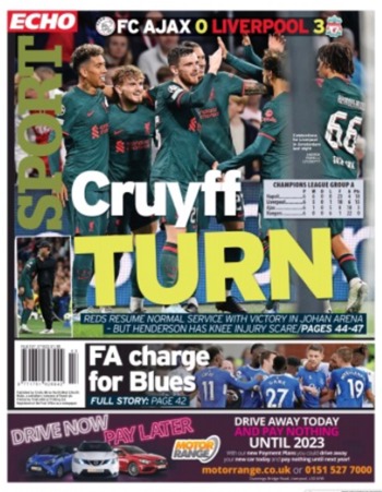 Liverpool Echo Backpage