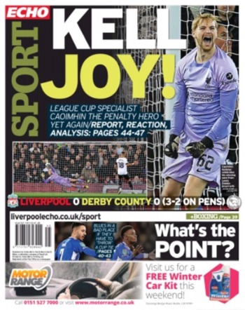 Liverpool Echo Backpage