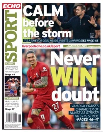 Liverpool Echo Backpage