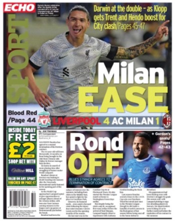 Liverpool Echo Backpage