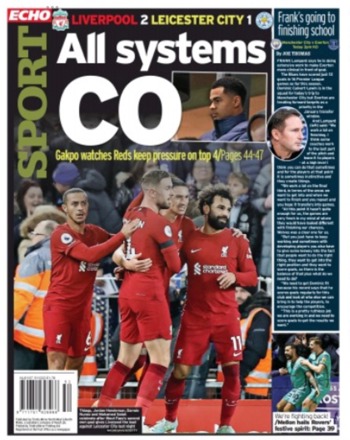 Liverpool Echo Backpage