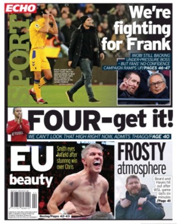 Liverpool Echo Backpage