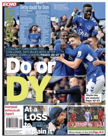 Liverpool Echo Backpage