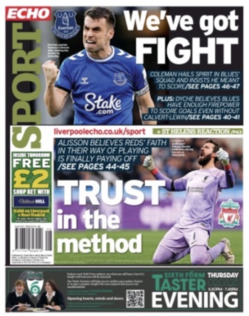 Liverpool Echo Backpage
