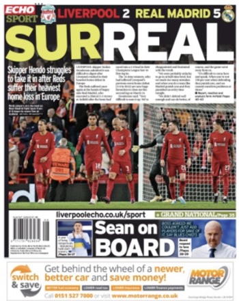 Liverpool Echo Backpage