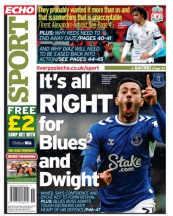 Liverpool Echo Backpage