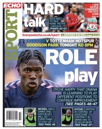 Liverpool Echo Backpage