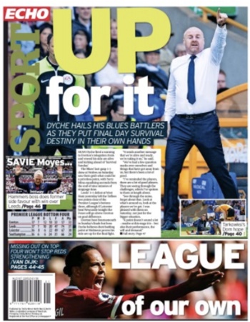 Liverpool Echo Backpage