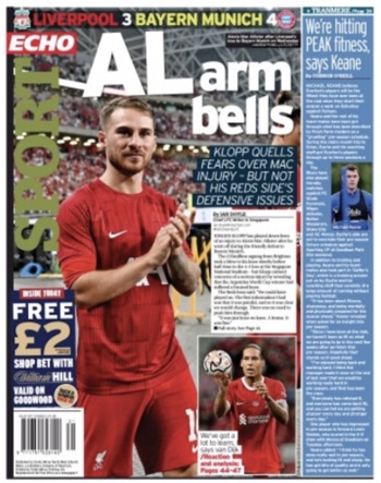 Liverpool Echo Backpage