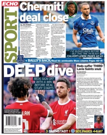 Liverpool Echo Backpage