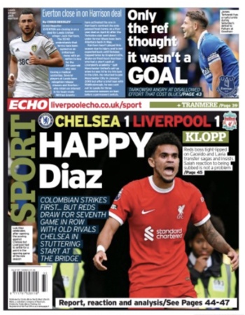 Liverpool Echo Backpage