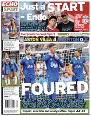 Liverpool Echo Backpage