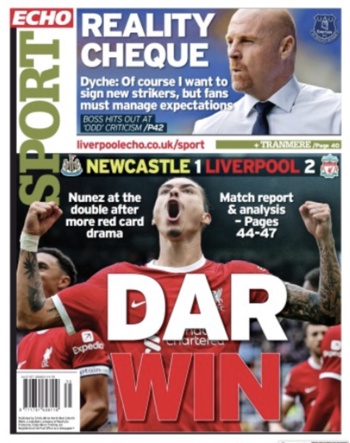 Liverpool Echo Backpage